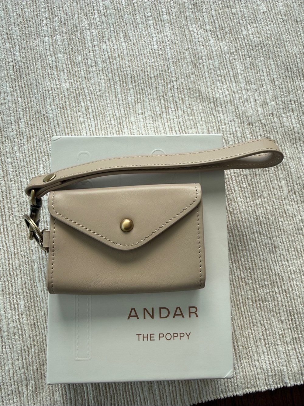 Andar — The Poppy — Leather Wristlet Card Wallet